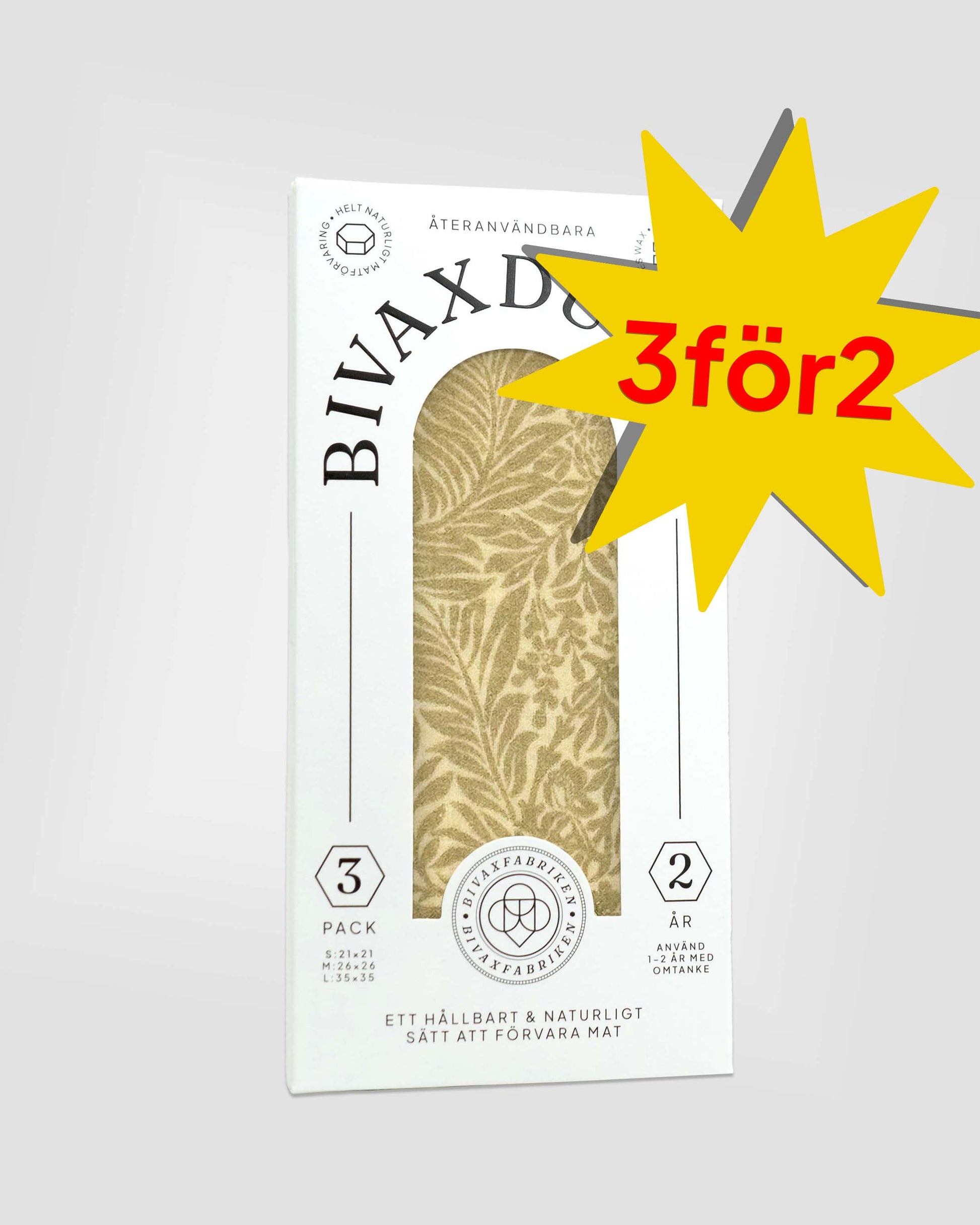 3-pack Bivaxdukar – Stranda