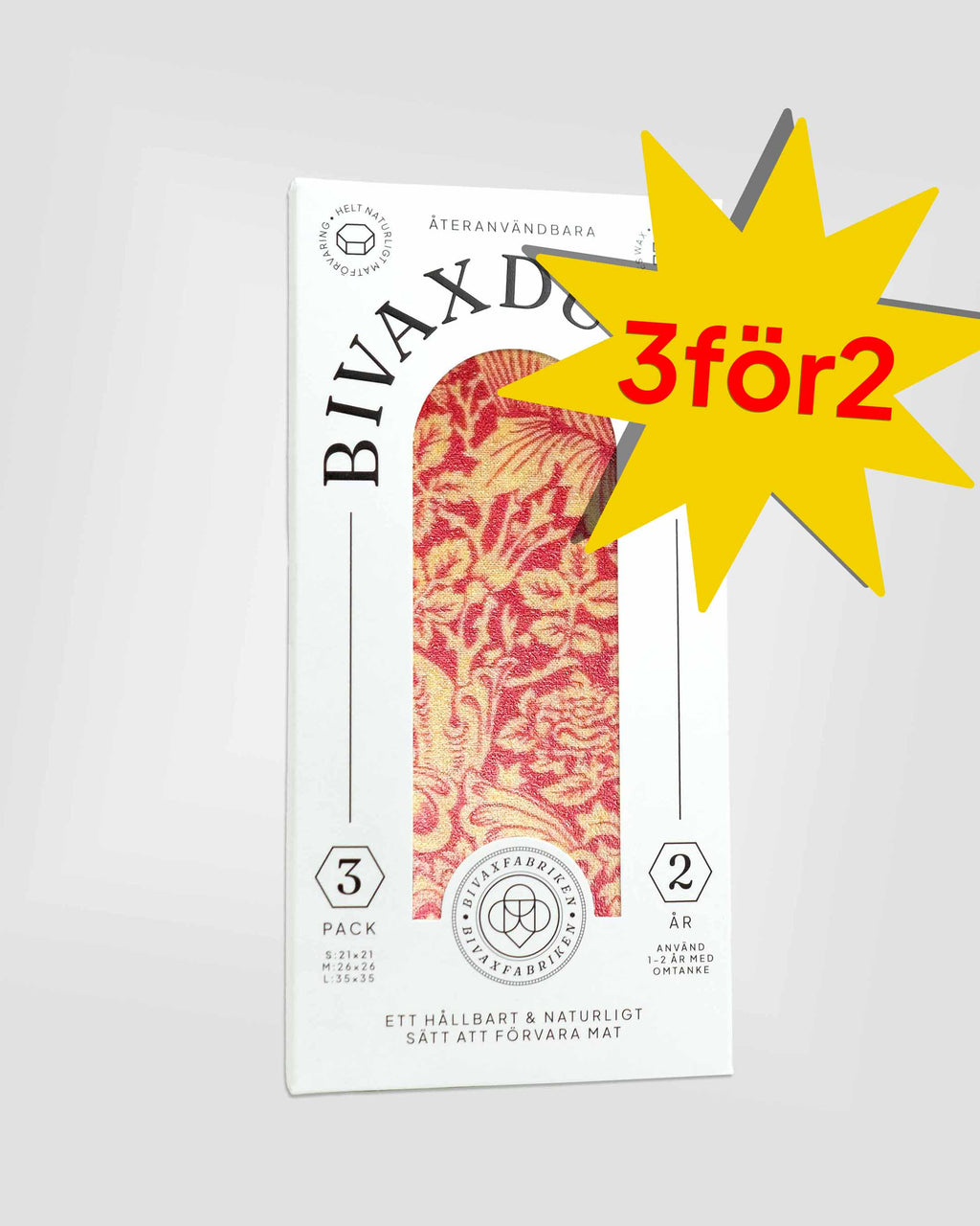 3-pack Bivaxdukar – Växtriket