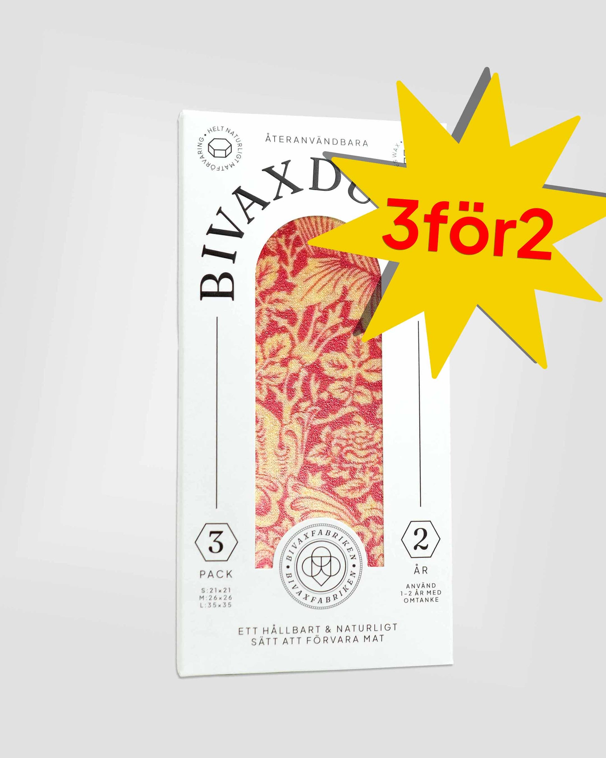 3-pack Bivaxdukar – Växtriket