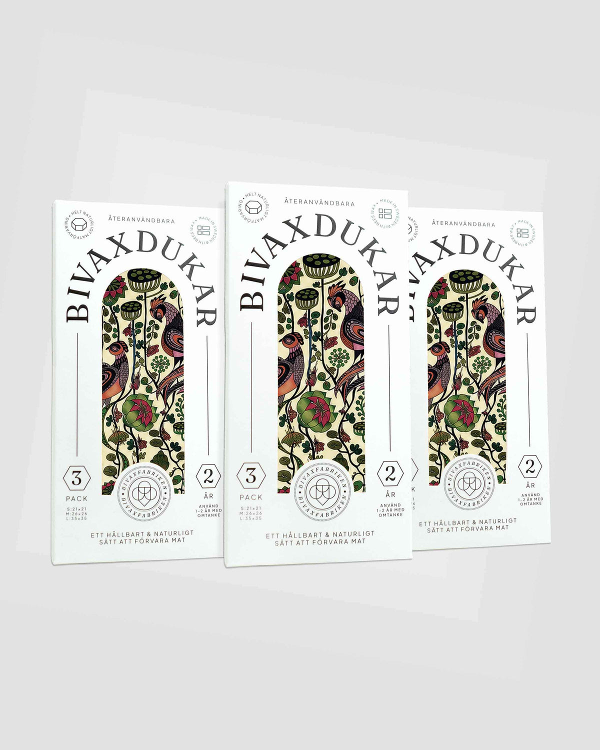 3-pack Bivaxdukar – Fasaner