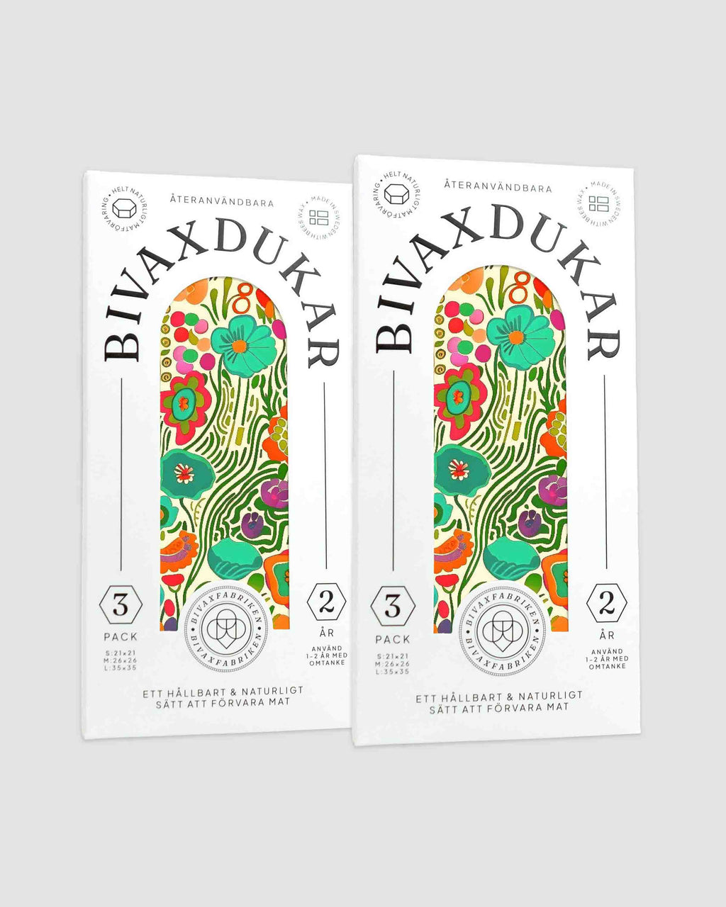 NYHET! 3-pack Bivaxdukar – Flora