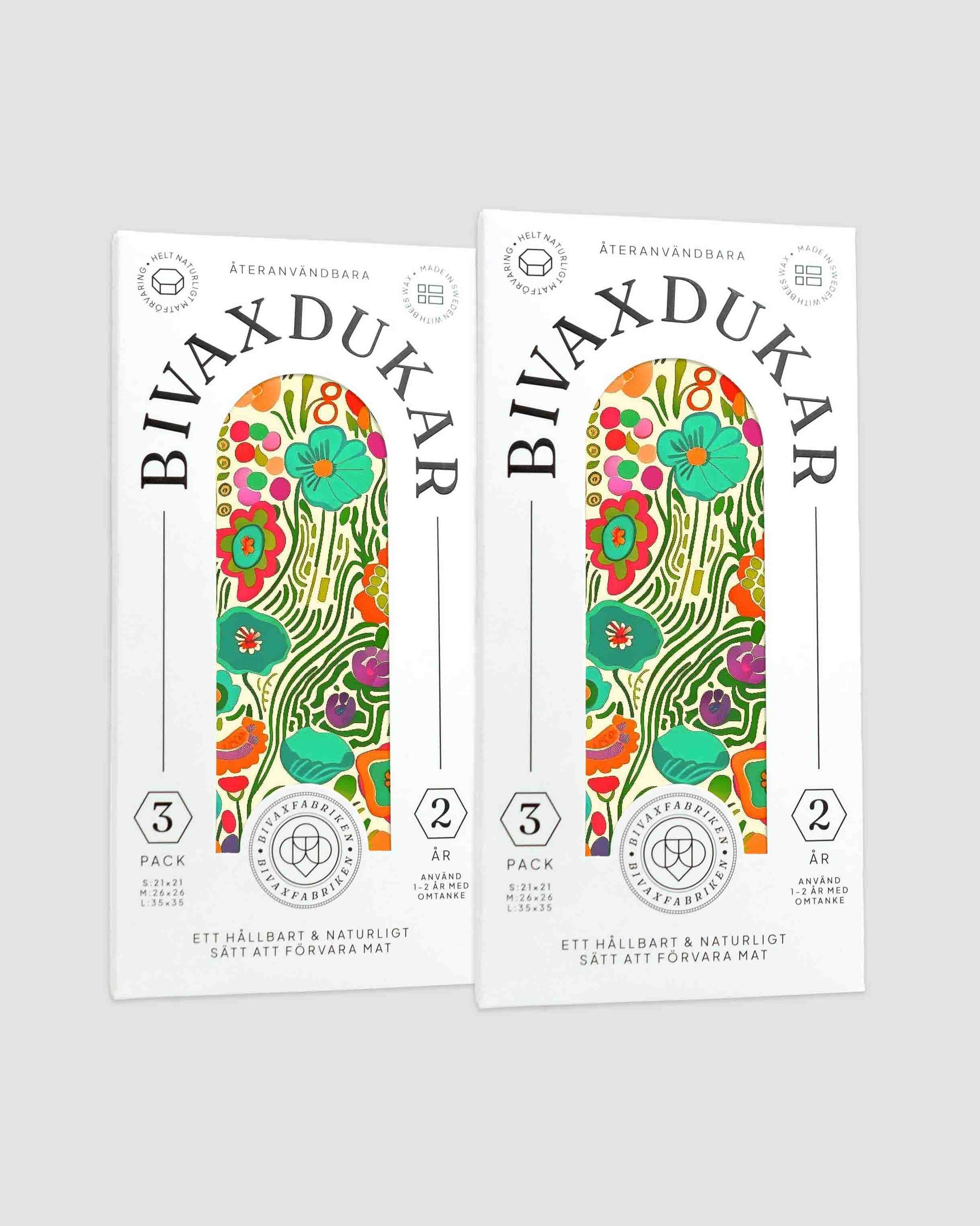 NYHET! 3-pack Bivaxdukar – Flora