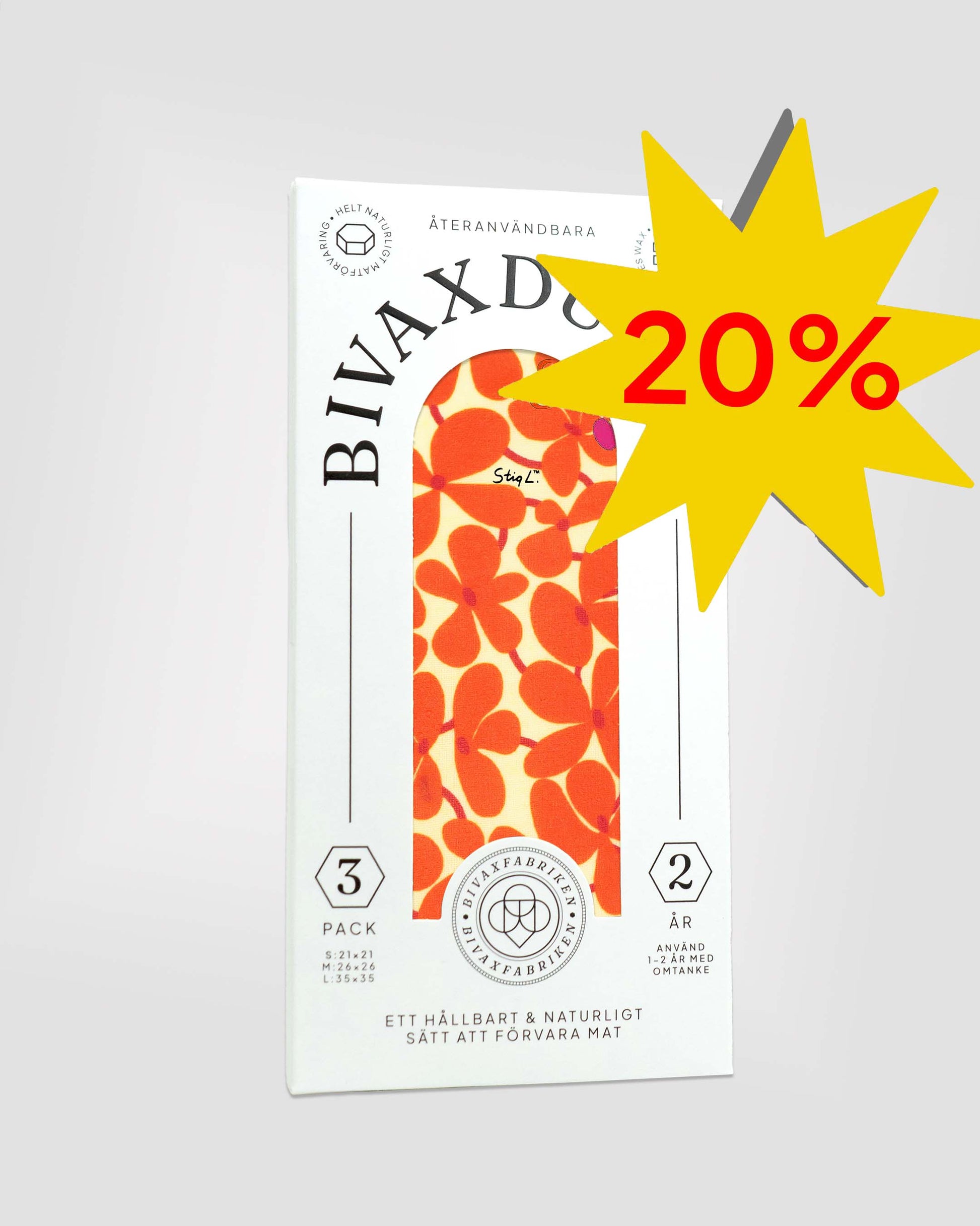 3-pack Bivaxdukar – Ballet (Stig Lindberg)