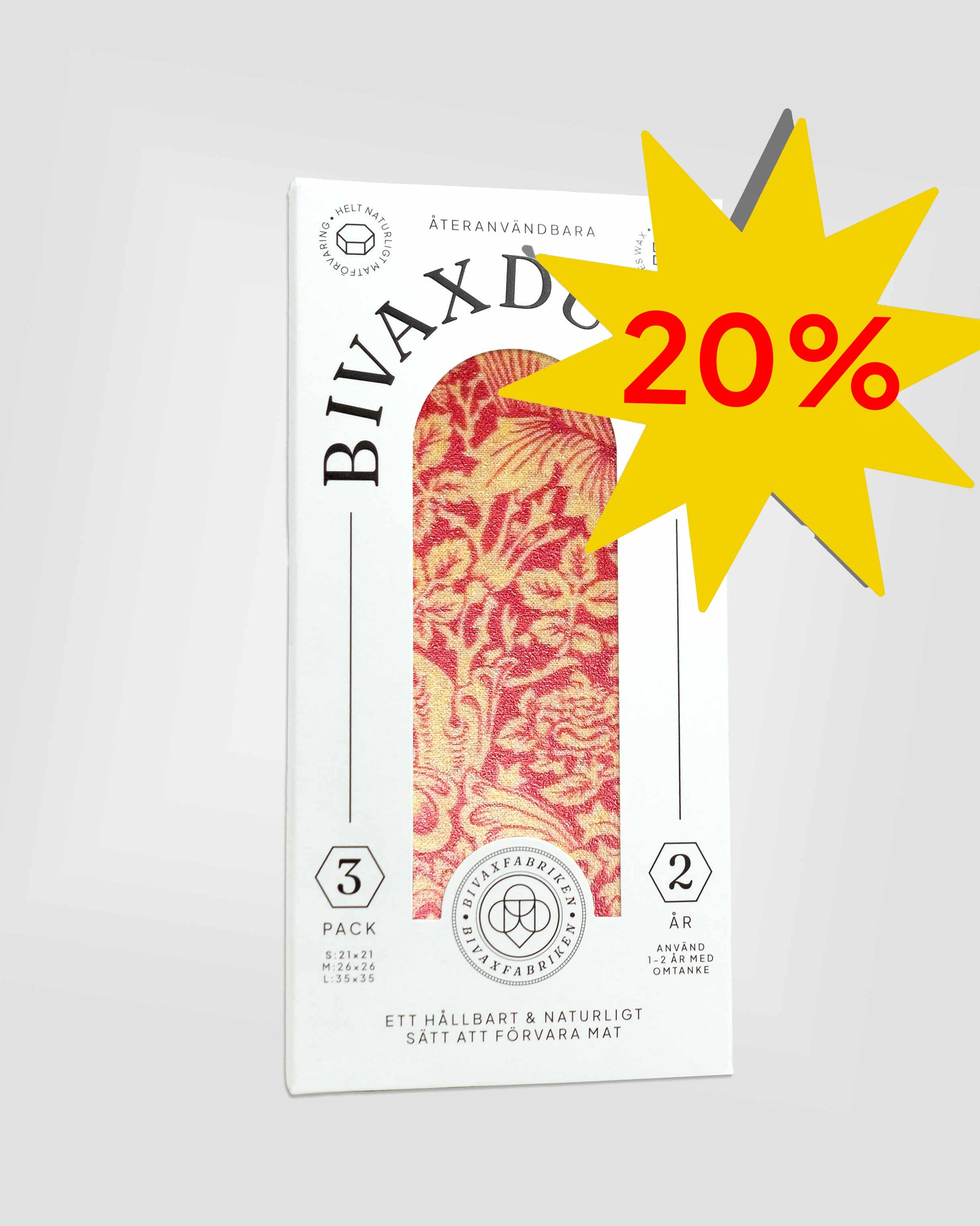 3-pack Bivaxdukar – Växtriket