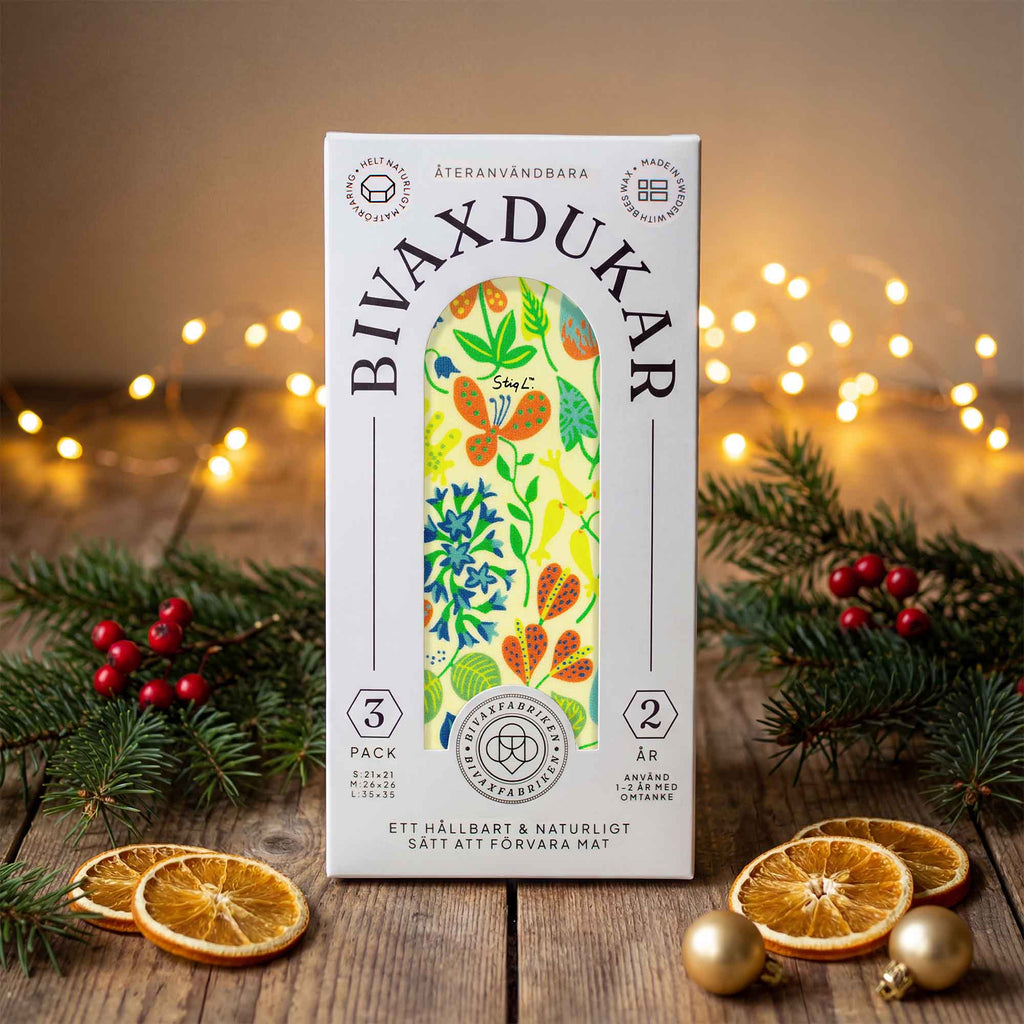 3-pack Bivaxdukar – Herbarium (Stig Lindberg)