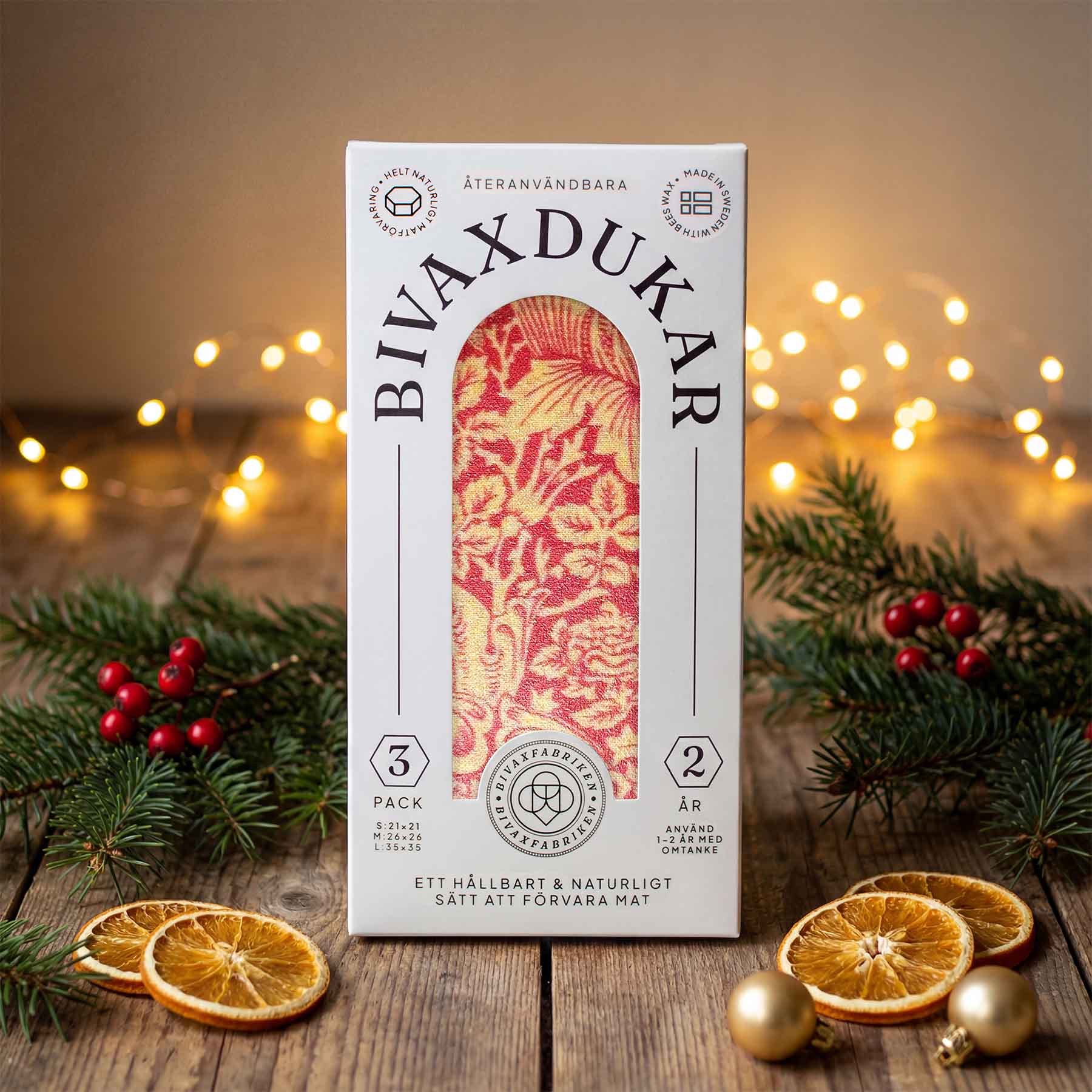 3-pack Bivaxdukar – Växtriket