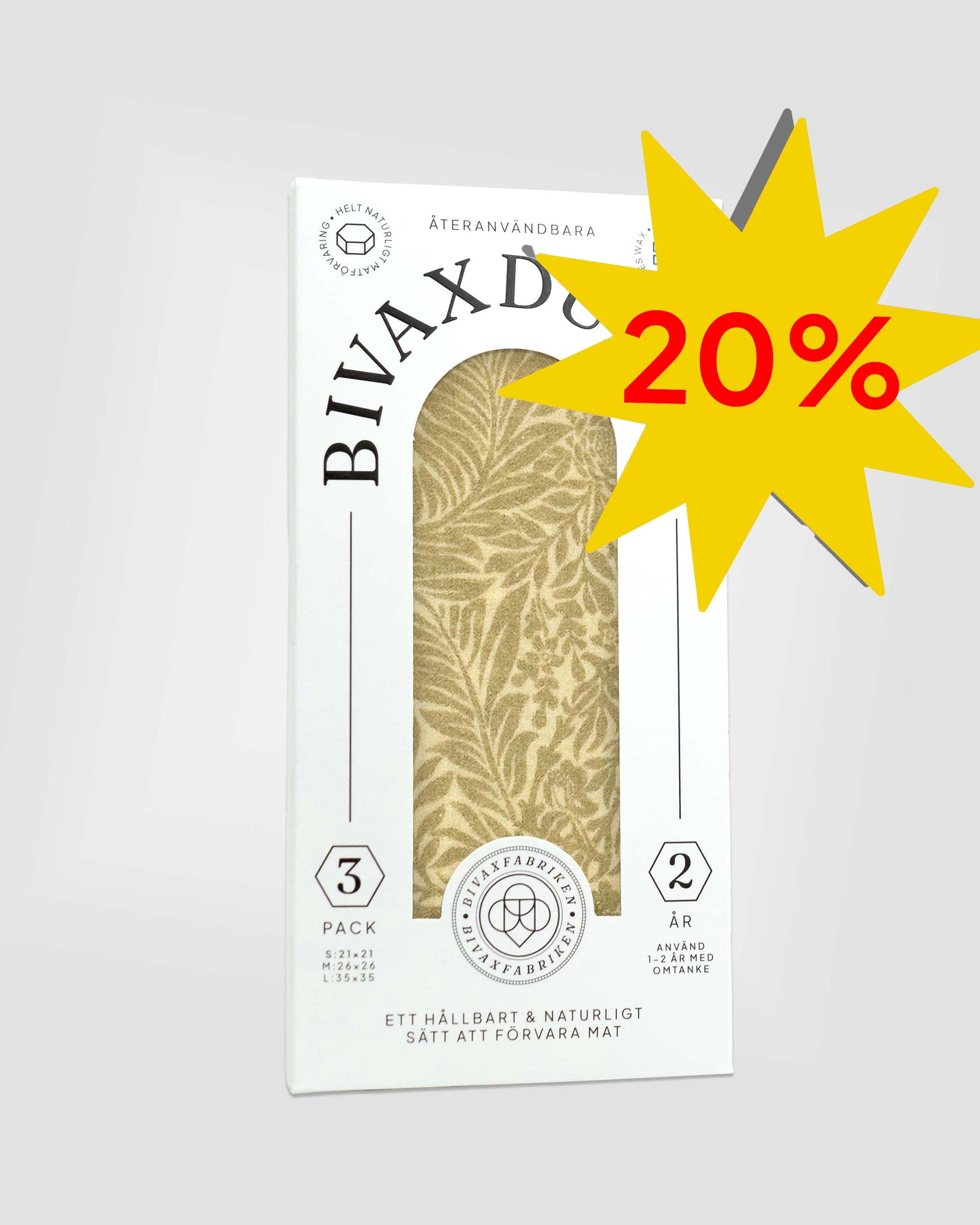 3-pack Bivaxdukar – Stranda